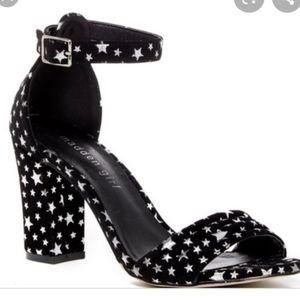 😍😍Madden Girl Brrenna Floral Block Heel Sandal